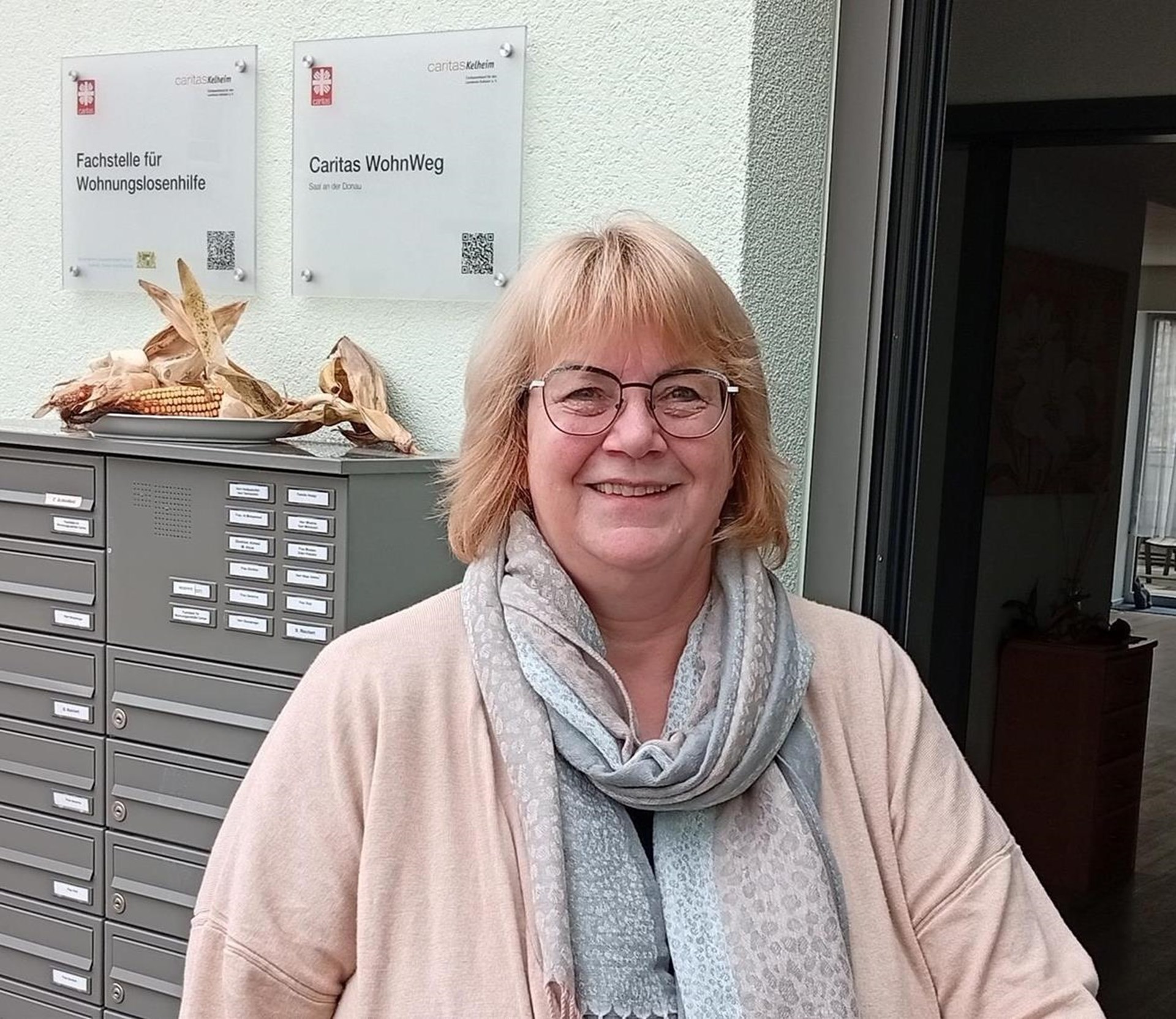 Eine Frau die lächelt